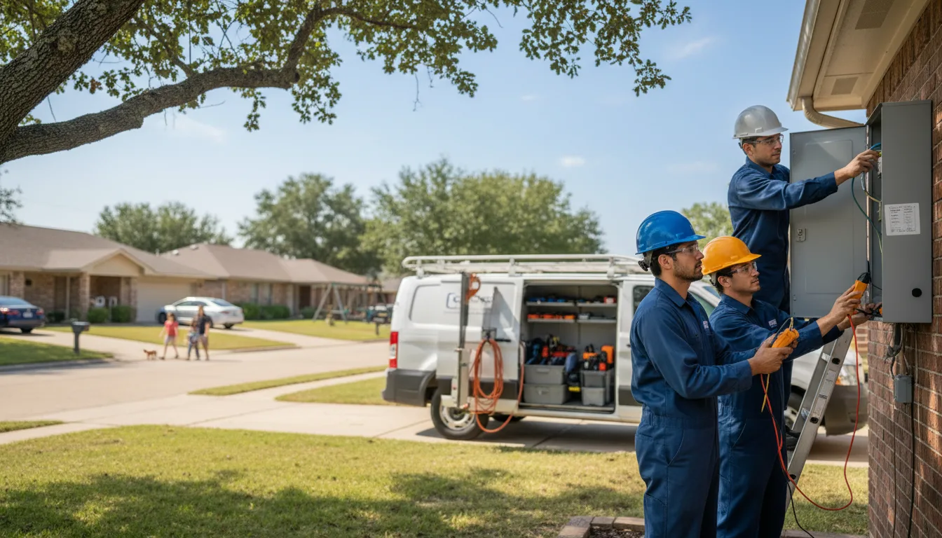 Certified electrician providing emergency electrical services in Wilmington, IL